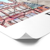 Freiburg Duitsland Reizen Waterverf Hand getekend Poster (Hoek)