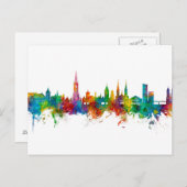 Freiburg Duitsland Skyline Briefkaart (Voorkant / Achterkant)