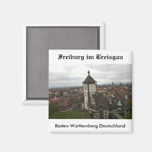 Freiburg Magneet (Voorkant / Achterkant)