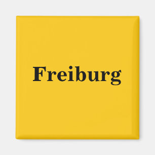 Freiburg Magnet Schild Gold Gleb Magneet