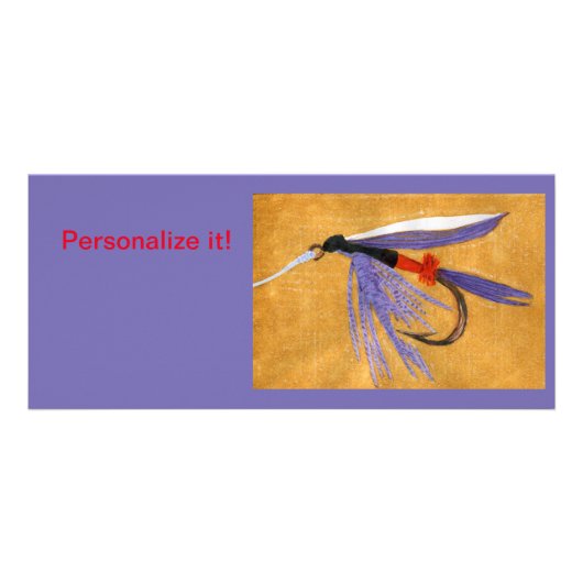 "Freight Train"-wet fly-vliegtechniek Reclamekaart (Voorkant)