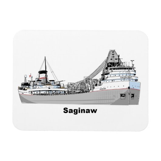 Freighter Saginaw Magneet (Horizontaal)