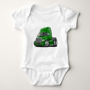 Freightliner Cascadia Green Truck Romper