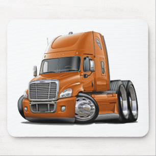 Freightliner Cascadia Oranje Truck Muismat
