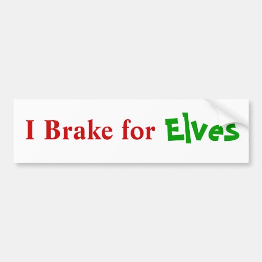 Frein Pour Sticker De Bumper Elves (Devant)