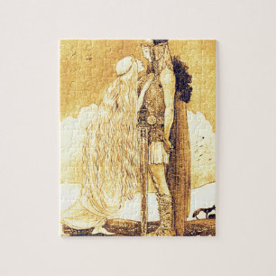 Freja en Svipdag door John Bauer Legpuzzel
