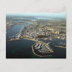 Fremantle Harbour, Western Australië Briefkaart