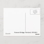Fremont-brug Briefkaart (Achterkant)