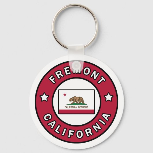 Fremont California Sleutelhanger (Voorkant)