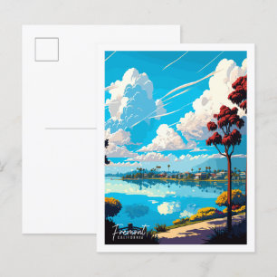 Fremont California vintage reisillustratie Briefkaart