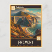 Fremont, Californië |  BRIEFKAART (Voorkant)