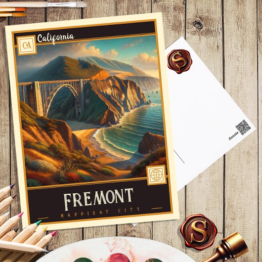 Fremont, Californië |  BRIEFKAART