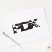 Fremont PDF Ovale Sticker (Envelop)