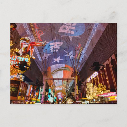 Fremont Street Experience Briefkaart (Voorkant)