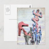 Fremont Street Las Vegas Nevada Carte postale (Devant / Derrière)