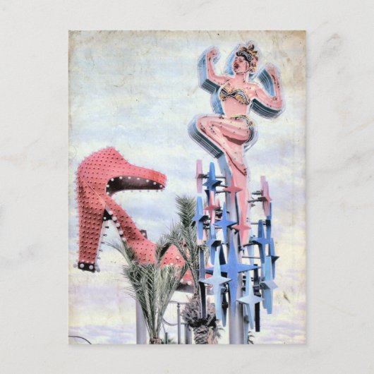 Fremont Street Las Vegas Nevada Carte postale (Devant)