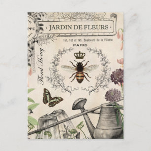 FRENCH BEE GARDEN BRIEFKAART