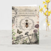 FRENCH BEE GARDEN KAART (Gele Bloem)