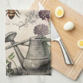 FRENCH BEE GARDEN THEEDOEK (Quarter Fold)