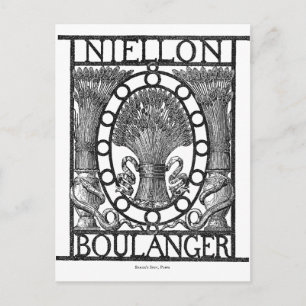 French Boulanger Bakery Briefkaart