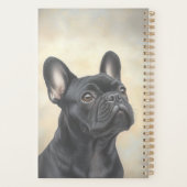French Buldog Black Frenchie Portrait personnel (Dos)