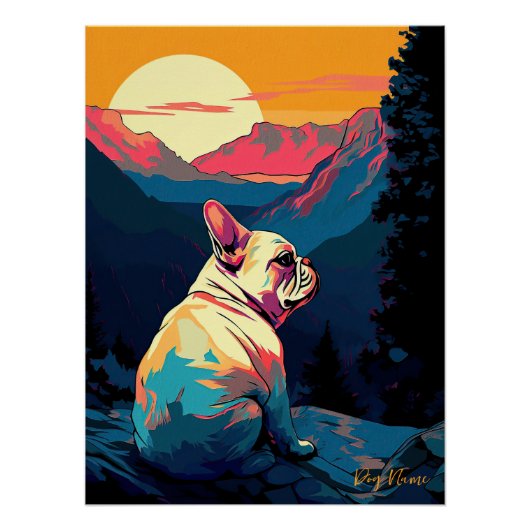 French Bulldog 005 - Bruno Pokopen Perfect Poster (Voorkant)