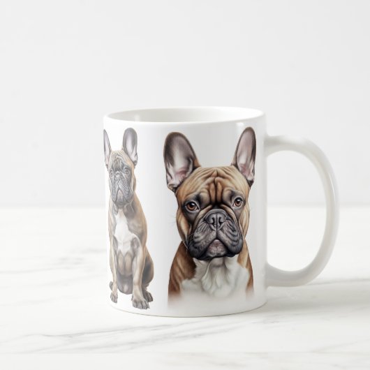 French Bulldog amoureux tasse de café (Droite)