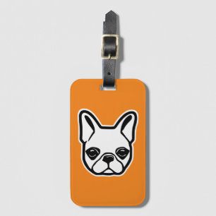 French Bulldog Bagagelabel