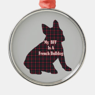 French Bulldog BFF Metalen Ornament
