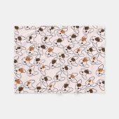 French Bulldog Blanket Fleece Deken (Voorkant (Horizontaal))