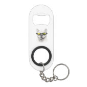 French Bulldog Bottle Opener Keychain Mini Flessenopener (Achterkant)