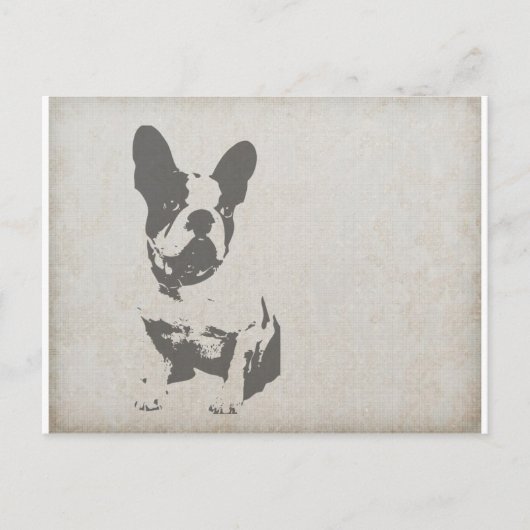 French Bulldog Briefkaart (Voorkant)