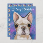 FRENCH BULLDOG BRIEFKAART (Voorkant / Achterkant)