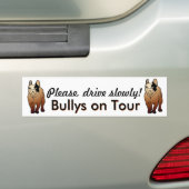 French Bulldog Bumpersticker (Op auto)