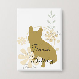 French Bulldog Button