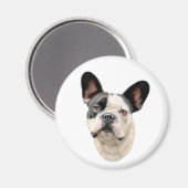 French Bulldog BW Bust Magneet (Voorkant / Achterkant)