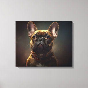 French Bulldog Canvas Afdruk