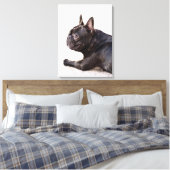 French Bulldog Canvas Afdruk (Insitu (Slaapkamer))