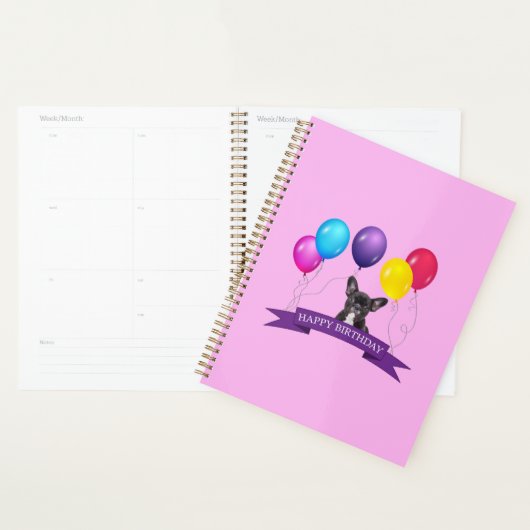 French BullDog Chiot Happy Anniversaire Cadeau Sac (Devant avec enveloppe)