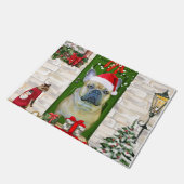 French Bulldog Christmas Deurmat (Schuin)