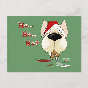 French Bulldog Christmas Feestdagenkaart