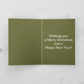 French Bulldog Christmas Joyeux Carte de fin de an (Intérieur)