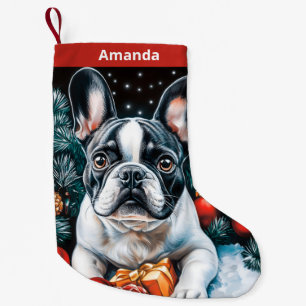 French Bulldog Christmas Kleine Kerstsok