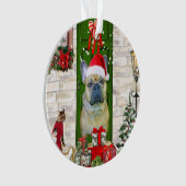 French Bulldog Christmas Ornament (voorkant)
