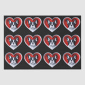 French Bulldog Cute Frenchie Gift Wrapping Tissuepapier (Voorkant)