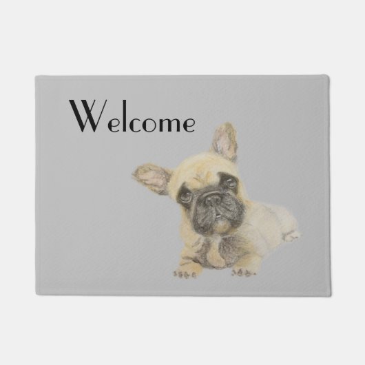 French Bulldog Deurmat (Voorkant)