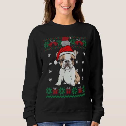 French Bulldog Dog Ugly Sweater Christmas Puppy Do (Voorkant)