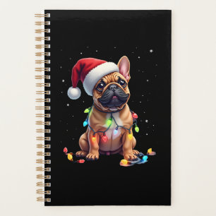 French Bulldog Éclairage de Noël Père Noël French