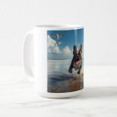 French Bulldog Elégant café Mug (Devant gauche)