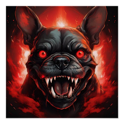 French Bulldog Gone Wrong Perfect Poster (Voorkant)